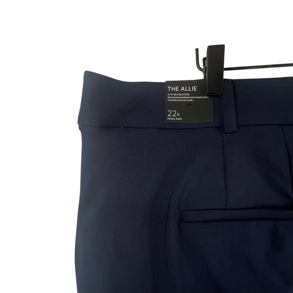 Lane Bryant NEW Size 22 Pants The Allie Stretch Ankle Pant Navy Blue Career - Picture 4 of 4